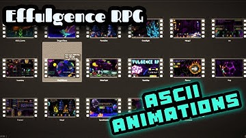 Effulgence RPG Supporter DLC (Coming Soon) - a curated pack of 17 music-driven ASCII videos