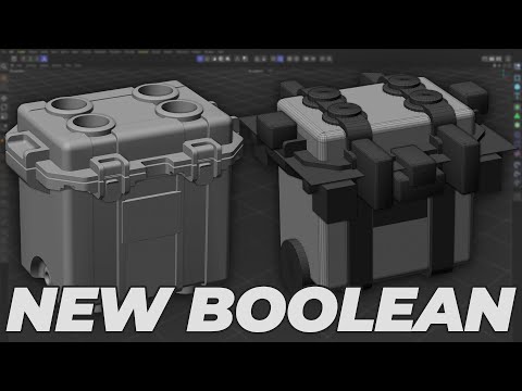 New Boolean Workflow in Cinema 4D