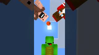 Ball Bounce Challenge 🏀 - Minecraft Animation #minecraft #animation #shorts