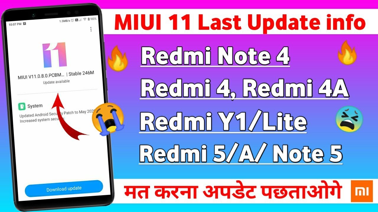Miui 11 Last Update For Older Devices