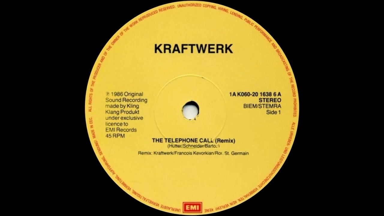 Kraftwerk - The Telephone Call (12'' Remix) 1986 - YouTube