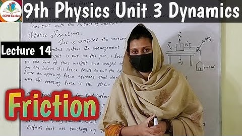 Friction in 9th Physics | Unit 3 Dynamics