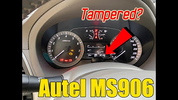 Correct Mileage / Odometer Reading with Autel MaxiSyS MS906 - Basic Functions Car Diagnostic Scanner