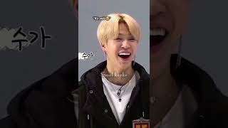 Yoongi's proud smile when flower fall in front of Jimin🤭❤️.....and Jimin's reaction💜😍