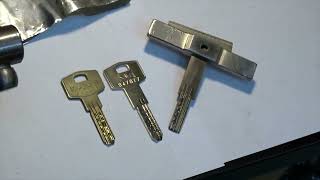 KALE double-row lock (old lock version) - Master key impression type lock pick for Kale door locks