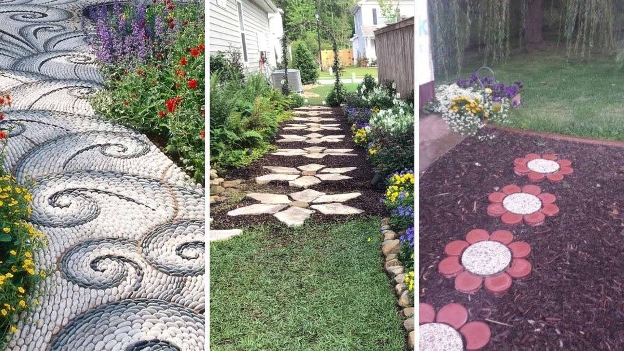 DIY Pathway Project Home Ideas! - YouTube