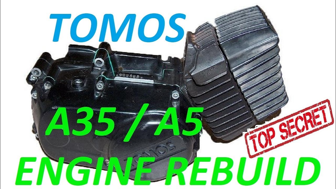 TOMOS A35 / A5 full engine rebuild, GENERALKA, flexer, quadro, sprint, standard