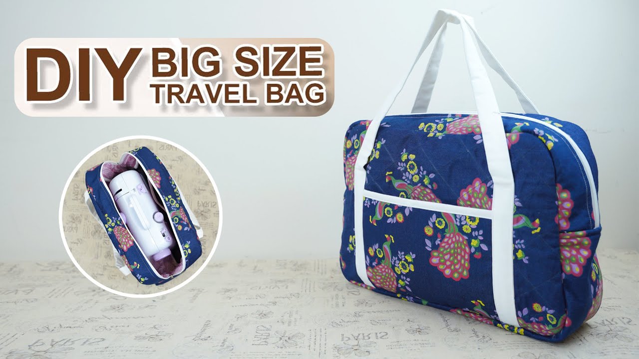 How to sew a Big Sewing Case, Travel Organizer Bag