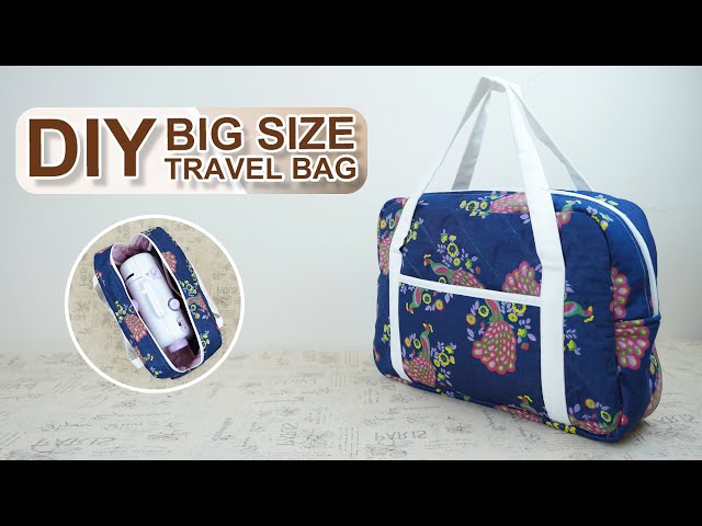 How to sew a Big Sewing Case, Travel Organizer Bag