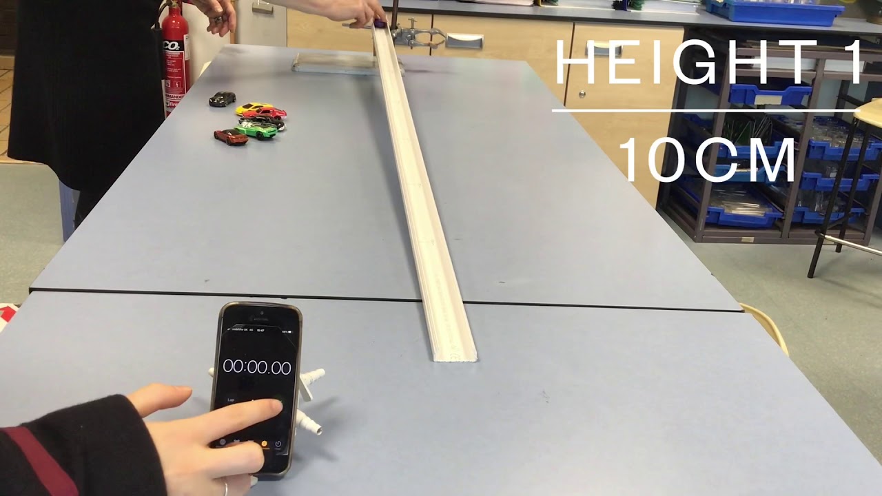 Average Speed down a ramp PP1