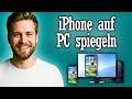 kostenlos iPhone spiegeln auf PC - Handy Bildschirm auf Computer übertragen Anleitung