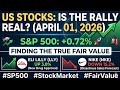 🚨 MARKET ALERT: Is the Rally REAL? US Stocks Fair Value Analysis (April01 2026) #StockMarket #invest