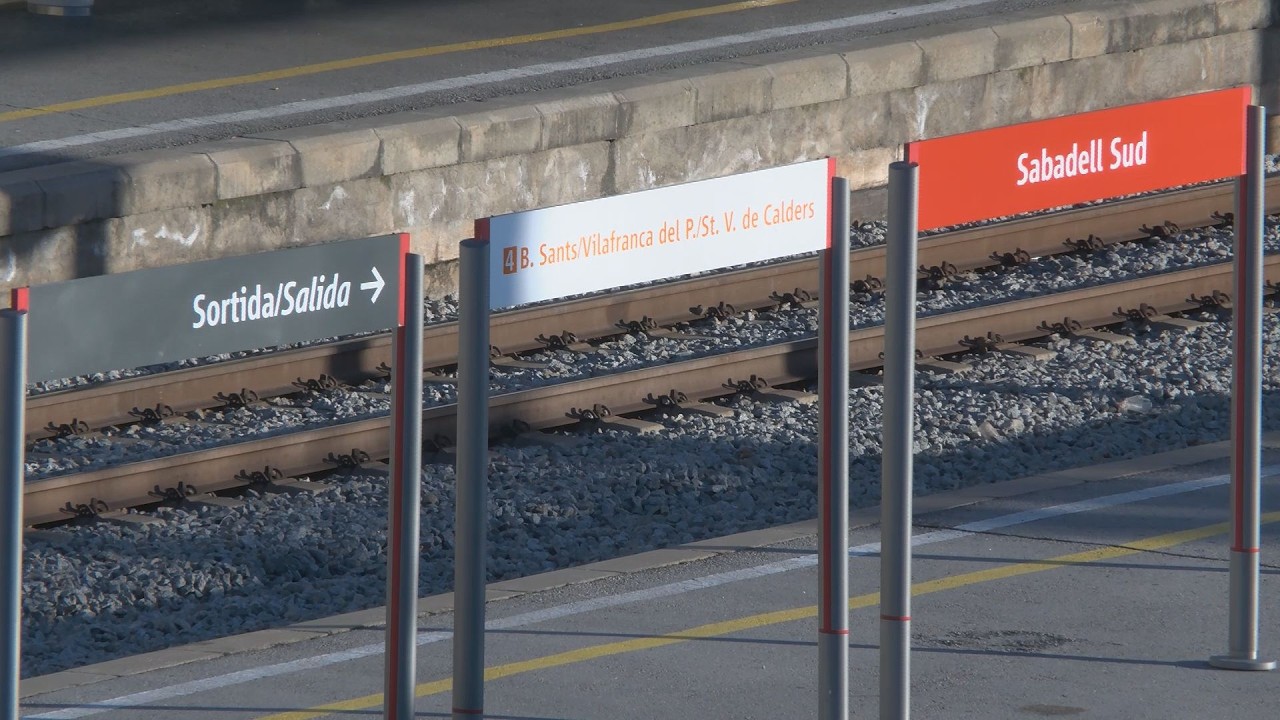 Renfe i l'Ajuntament de Sabadell presenten millores a l'estació de Sabadell Sud