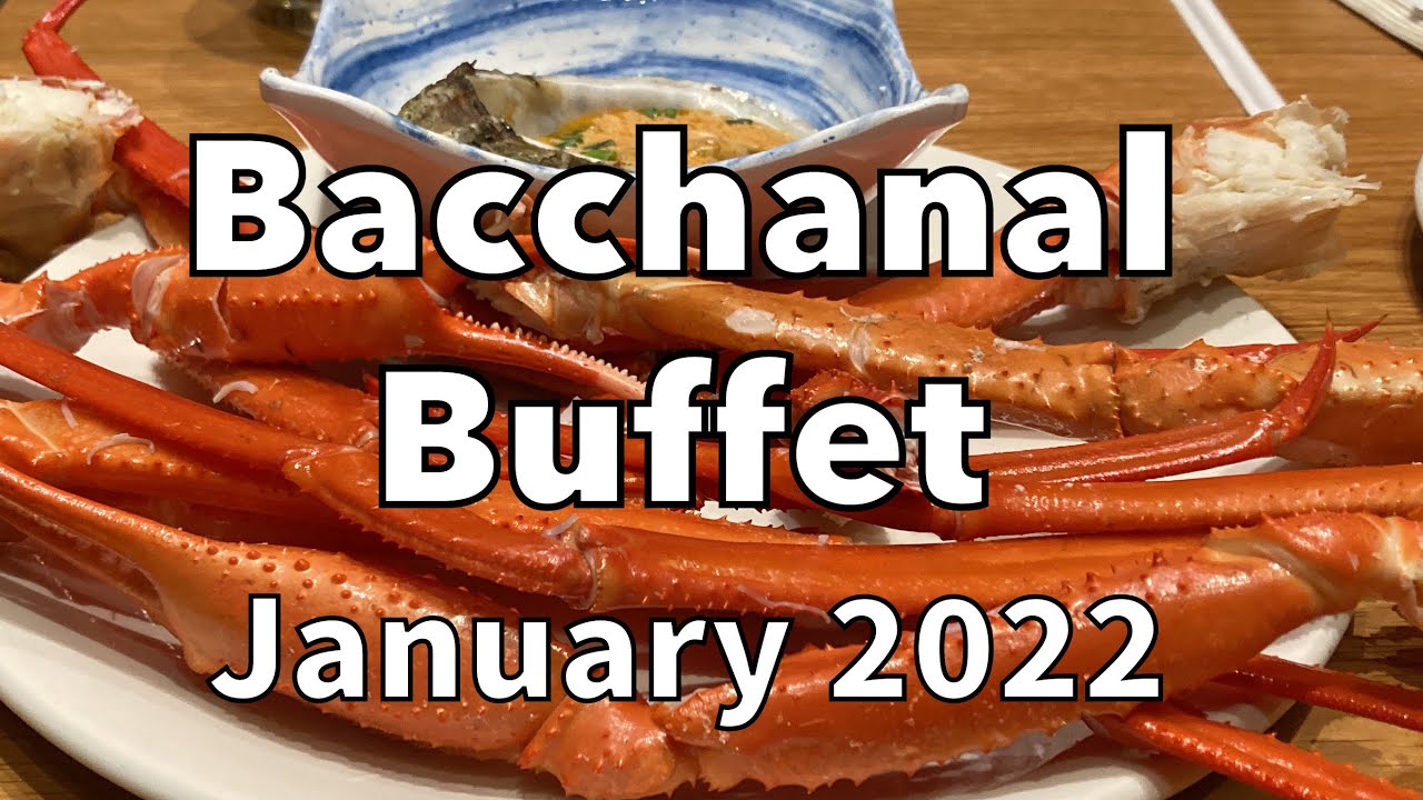 The Regular Weekday Dinner at the Bacchanal Buffet, Caesars Palace Las Vegas.  January 2022 - YouTube