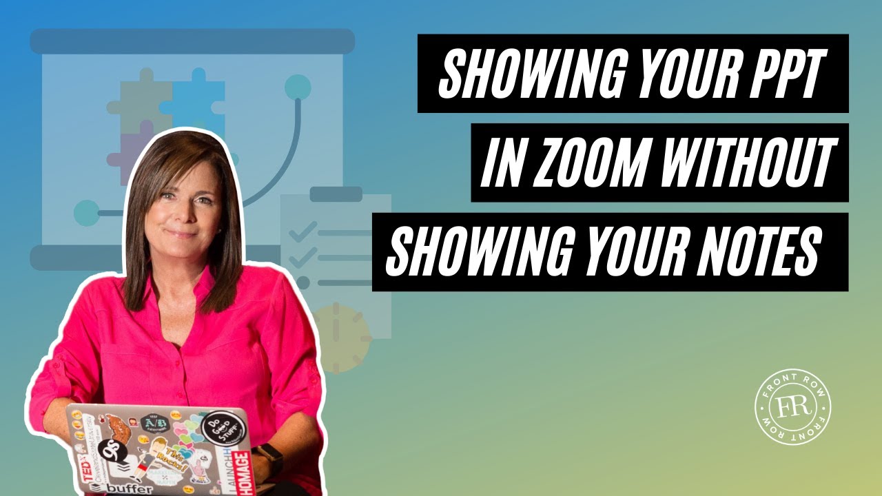 how to share a presentation on zoom without showing notes