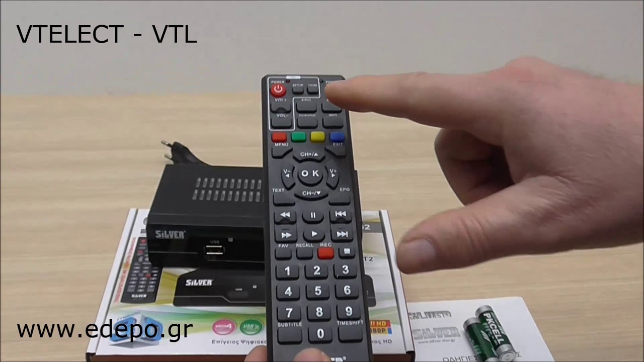 Πως να χειριστείτε τηλεόραση και αποκωδικοποιητή με ένα τηλεχειριστήριο |  VTELECT - VTL - YouTube
