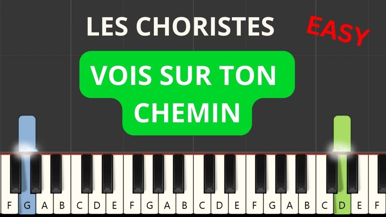 Les Choristes - Vois sur ton chemin (Easy Piano) (+Noten) - YouTube