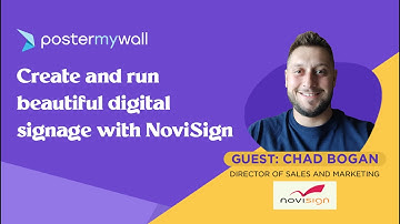 Create and Run Beautiful Digital Signage with NoviSign | PosterMyWall Live Class