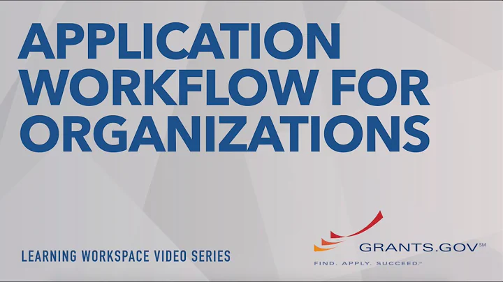 Learning Workspace - Application Workflow for Organizations