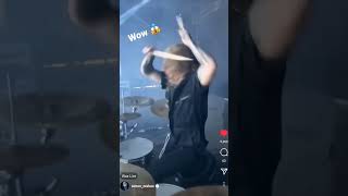 Shawn Crahan's son loses drum stick 😱🔥 (VENDED)