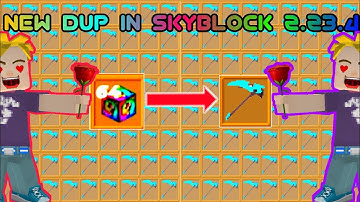Found New Duplicate Glitch in the Skyblock(2.23.4) Blockman Go [2.23.4] #blockmango  #blockmangomods