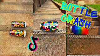 Bottle Rolling Down Stairs ASMR 💧 TikTok Compilation