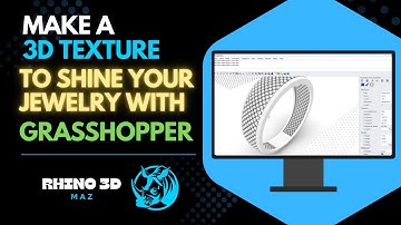 Make Your Jewelry Shine with 3D Textures | Rhino & Grasshopper Tutorial