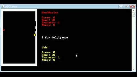 C++ "ASCII Wars" ASCII Game
