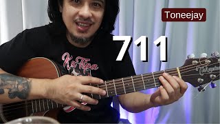 711 guitar tutorial (easy 3 chords) song by Toneejay