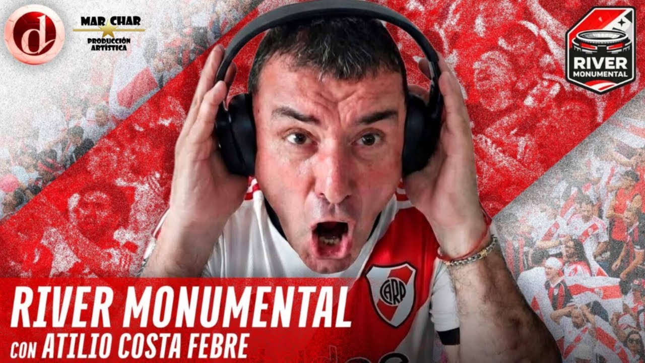 River Monumental en vivo con Lito Costa Febre en El Destape Deportes  ⚪🔴