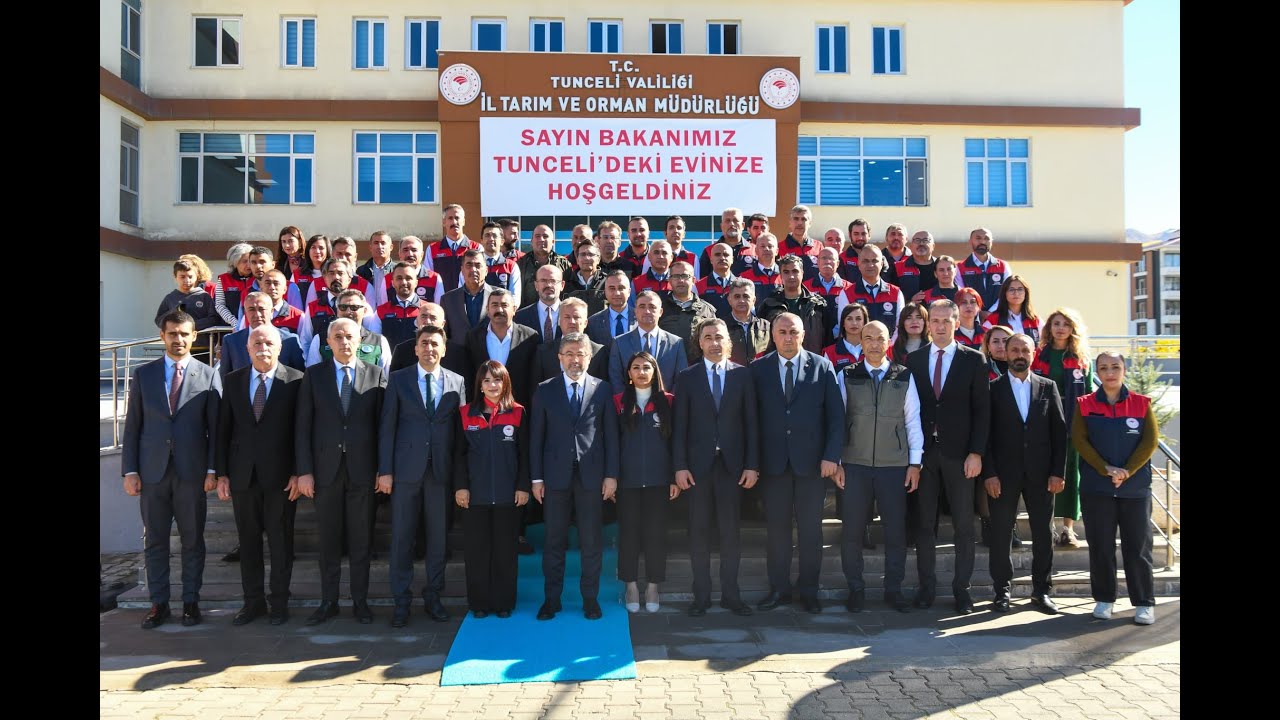 Tarım Bakanı Yumaklı Dersim’deydi