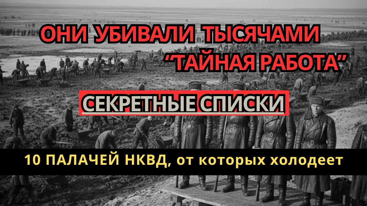 ШОК! 10 САМЫХ кровавых палачей НКВД: имена, от которых холодеет