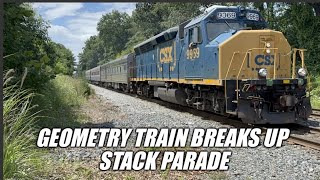CSX Intermodal Trains & A Geometry Train  | July 28, 2026 & July 29, 2026