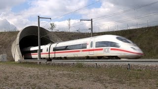 Super fast trains - ICE Tunnel Geissberg Nord, Zug, trainfart, train
