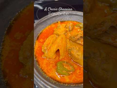 Rich Peanut Butter Soup with Soft Kokonte #peanutbuttersoup #ghanafood #groundnutsoup