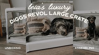 LEIA'S LUXURY DIGGS REVOL MAKEOVER | Unboxing & Assembling the Diggs Revol Large Crate!