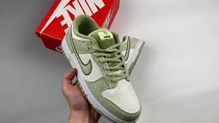 Nike Dunk Low SE Fleece Pack Honeydew DQ7579 300