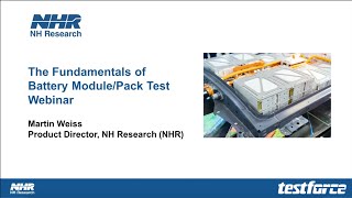 Learn the Fundamentals of Battery Module and Pack Test