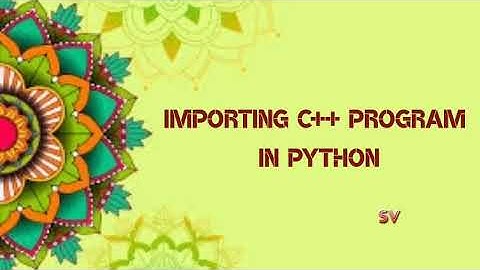 Importing C++ program in python | Mingw
