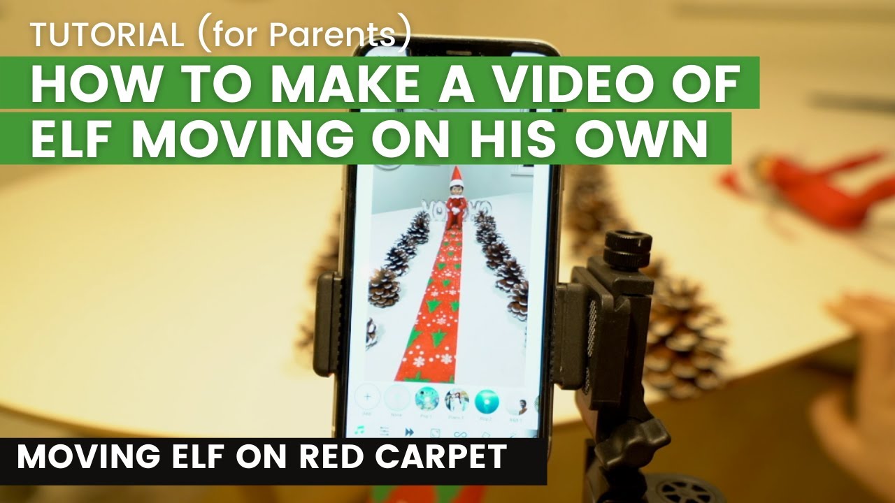 Elf on the Shelf Ideas 2020 Funny Moving Elf on Red Carpet Tutorial