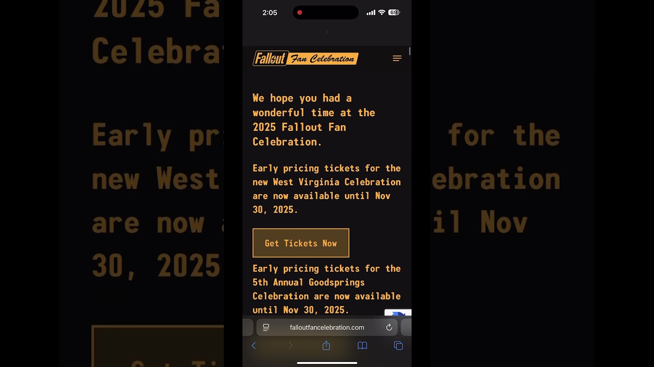 There’s gonna be 2 Fallout Fan Celebrations in 2026, get your tickets now! #fallout