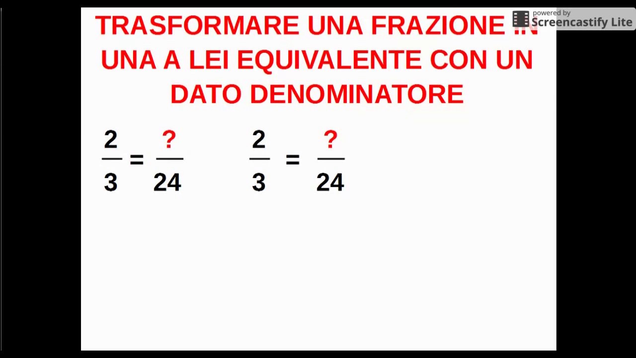 Aritmetica_1.9.1: procedure preliminari alle operazioni con le frazioni