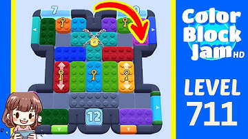 Color Block Jam Level 711 Solution Walkthrough
