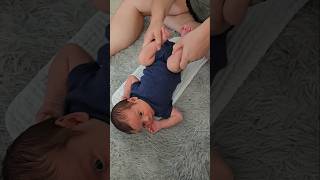 Baby Bicycle Kicks #newborn #newbornbaby #millenialparents