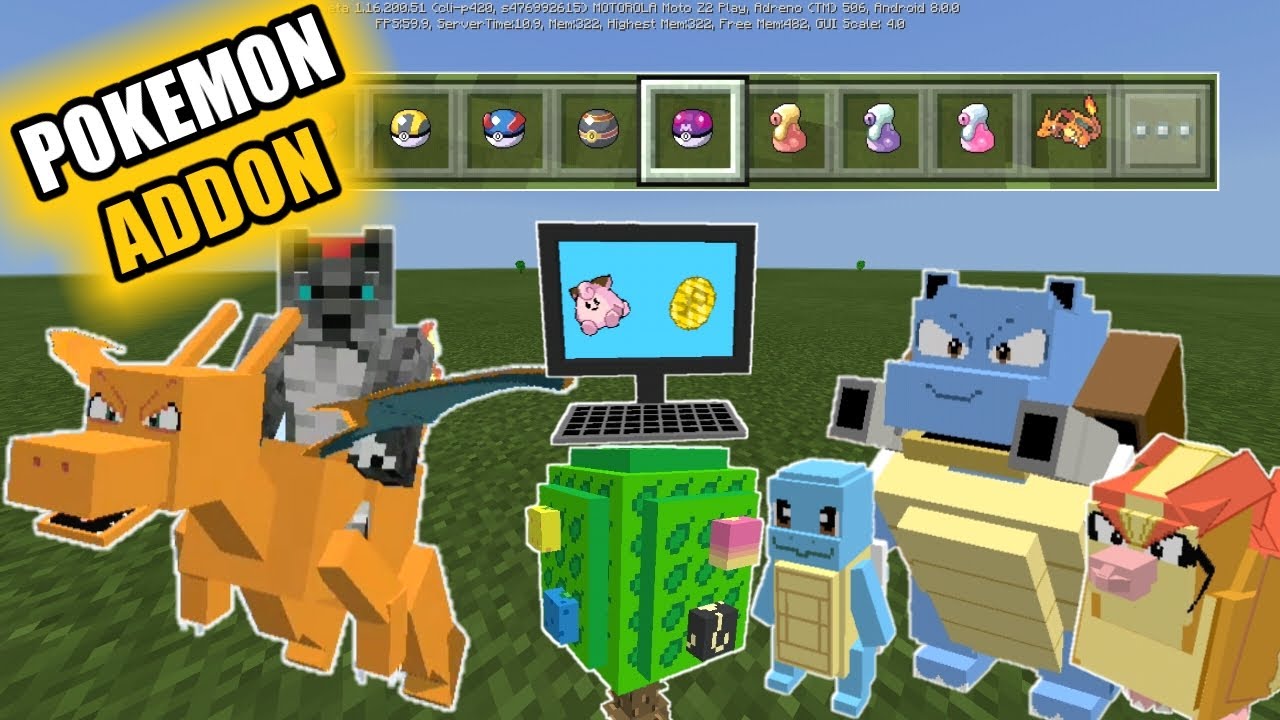 Salio Mod De Pokemon Para Minecraft Pe 1 16 Pixelmon Addon Mod Para Minecraft Bedrock 1 16 Mcpe Youtube