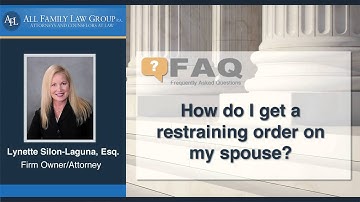 How do I get a restraining order on my spouse?