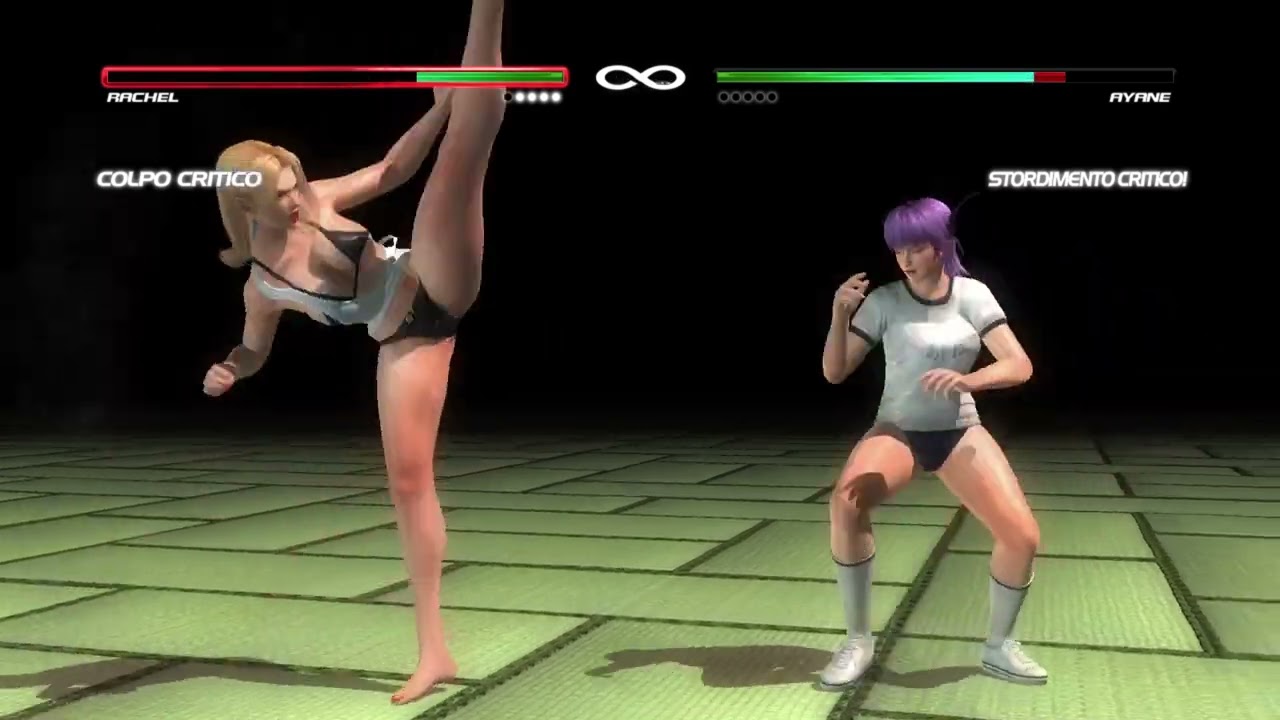 DEAD OR ALIVE 5 Last Round 1 shot 1 kill - RACHEL vs AYANE