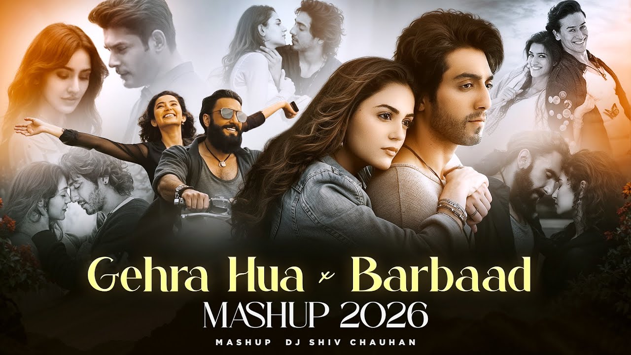 Gehra Hua X Barbaad Mashup | Dj Shiv Chauhan | Arijit Singh | Jubin Nautiyal | Dhurandar | Love Song