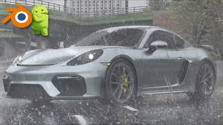 The MOST REALISTIC Car 3D Animation Made on a PHONE! 😳 || Blender Mobile