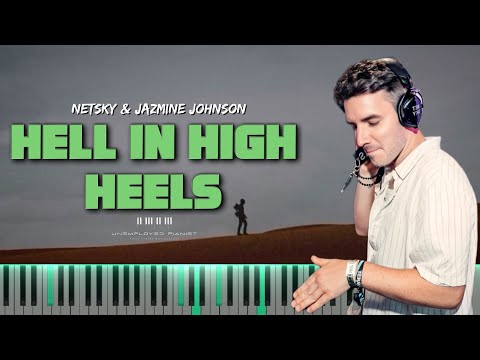 Netsky & Jazmine Johnson - Hell In High Heels (Piano cover | Tutorial | Karaoke)
